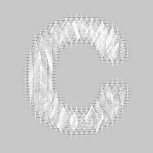C - @36daysoftype
Made with @p5xjs
.
.
#36daysoftype #36days_C #36daysoftype09 #graphicdesign #typography #digitaldesign #typographydesign #itsnicethat #generativeart #creativecoding #p5 #p5js #monochrome