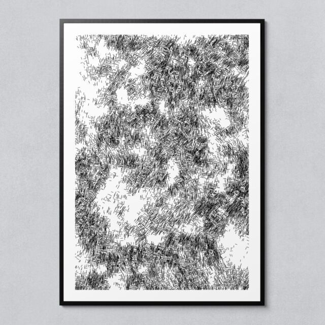 Plotted Works 230515-001
.
This artwork is the carefully crafted and selected output of a generative algorithm. This pen plot is made using black archival ink on A2 (420mm x 594mm - 16.5 x 23.4 inches) 220gsm white acid-free paper. Swipe for detail shots.
👉 Available in the shop - link in bio.
.
.
#genartclub #generativeart #generative #genart #creativecoding #creativecodeart #codeart #algorithmicart #generativedesign #penplotter #linedrawing #artonpaper
